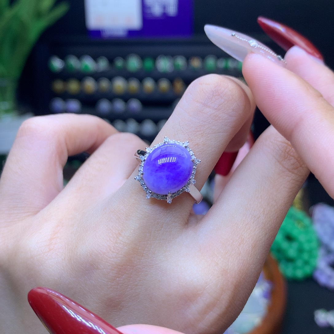 翡翠颈饰18K金镶嵌天然