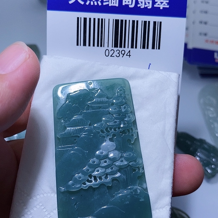 翡翠未镶嵌颈饰天光墟翡翠市场现金代购