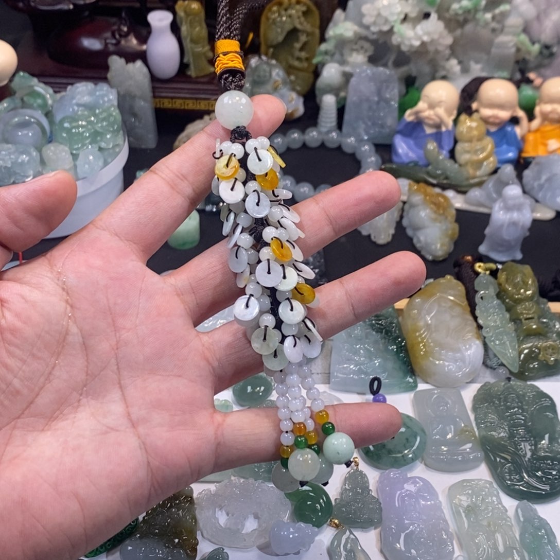 翡翠未镶嵌吊坠(不含链)车挂