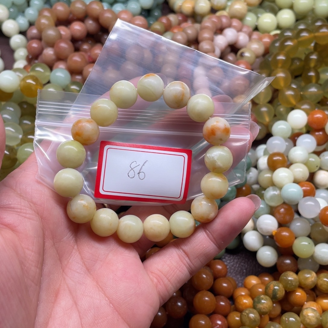 蛇纹石玉未镶嵌手串