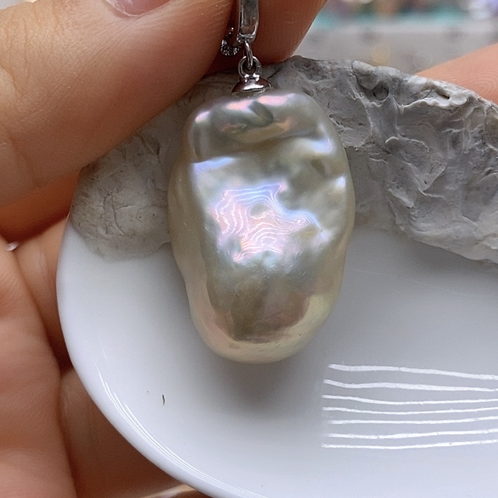 淡水珍珠未镶嵌吊坠(不含链)