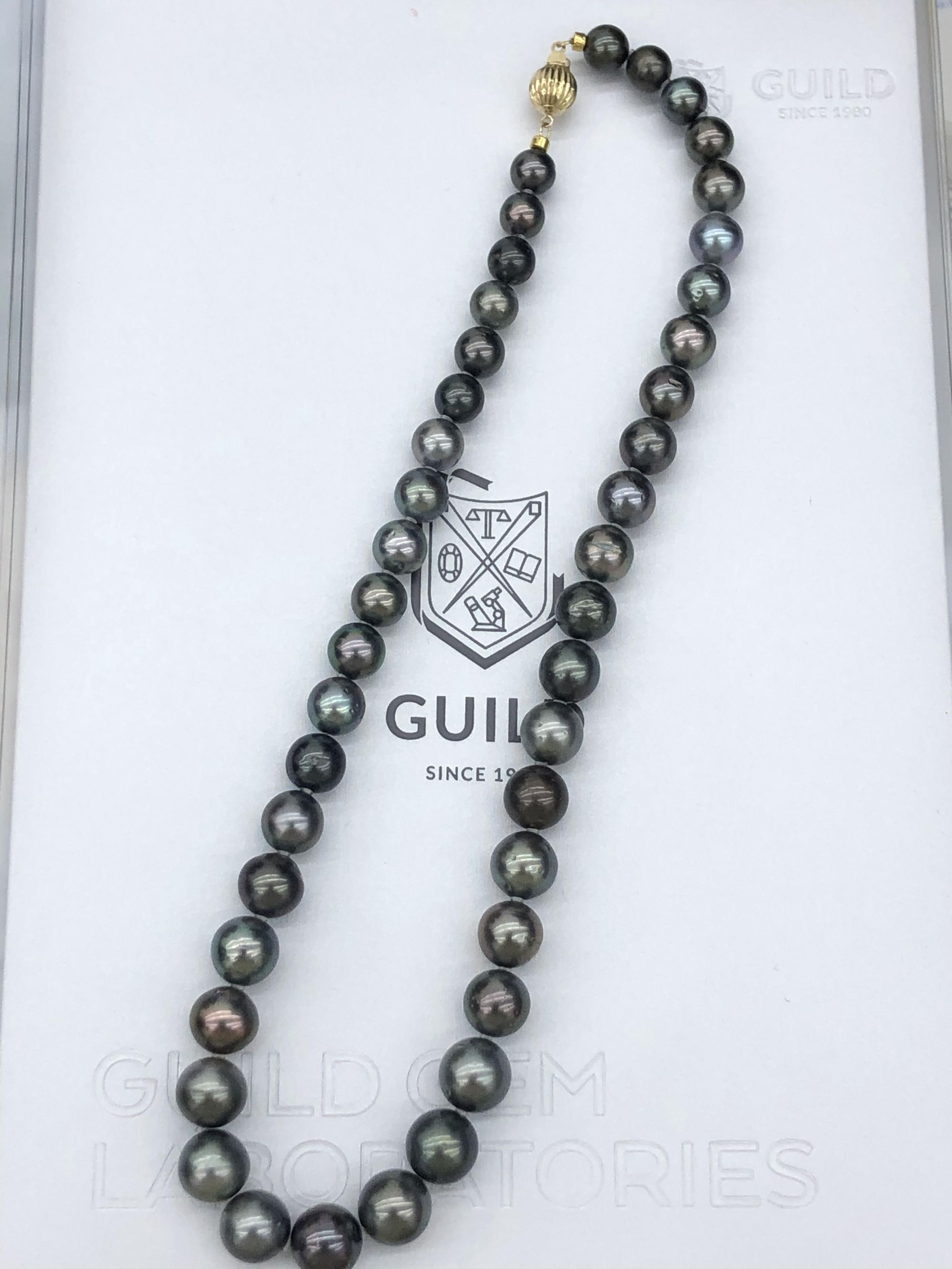 【乔森-甄宝】大溪地海水珍珠项链 14k 7-11mm GRD（多样性发一）