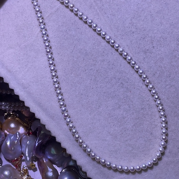 往***生淡水珍珠未镶嵌颈饰122