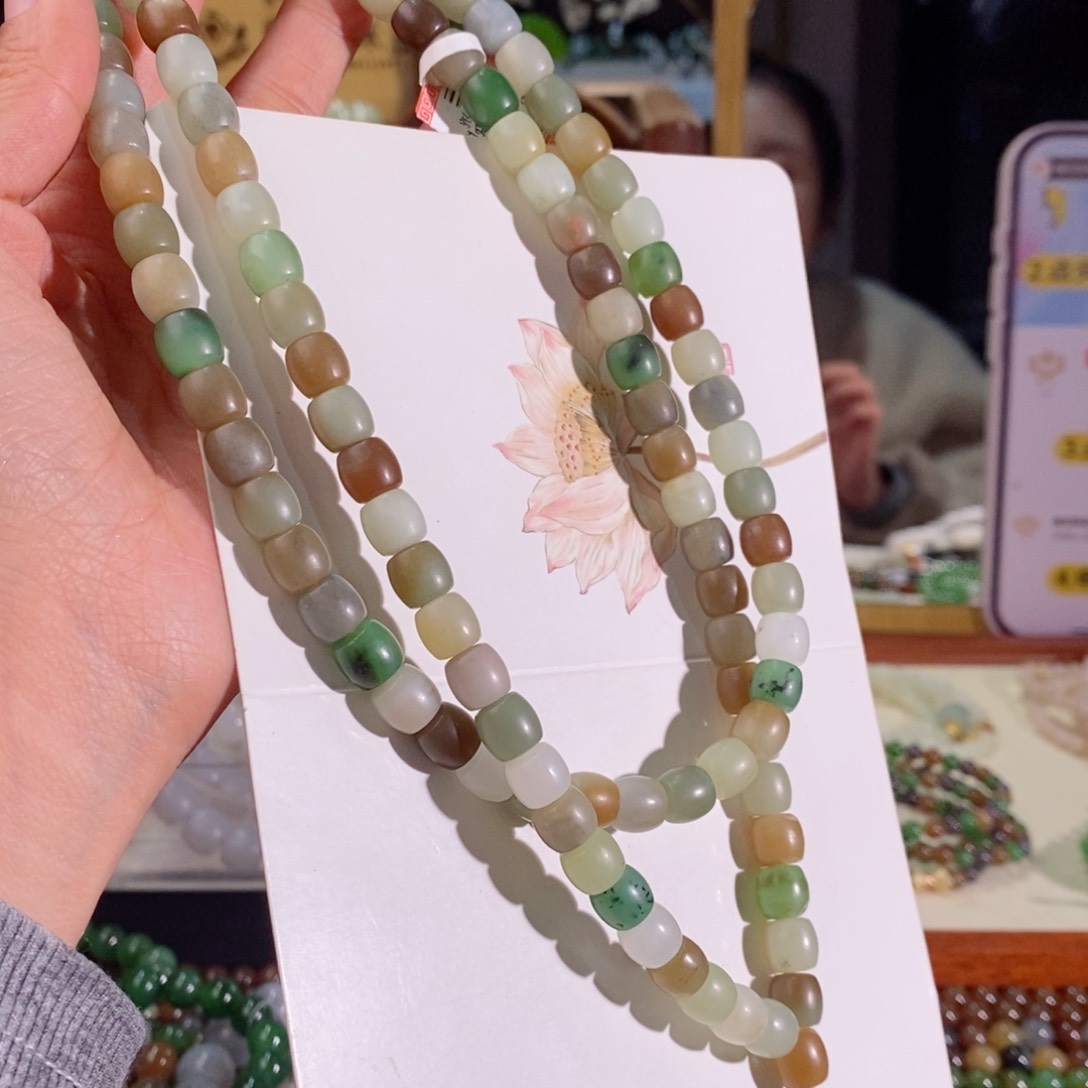 和田玉手串多样性拍一发一未镶嵌