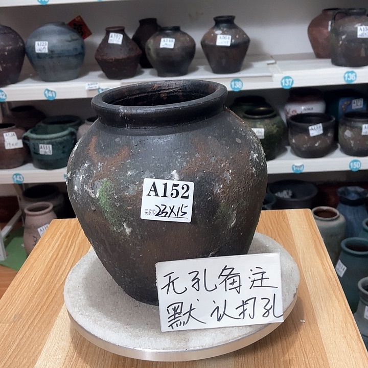 红陶手工制作工艺花盆