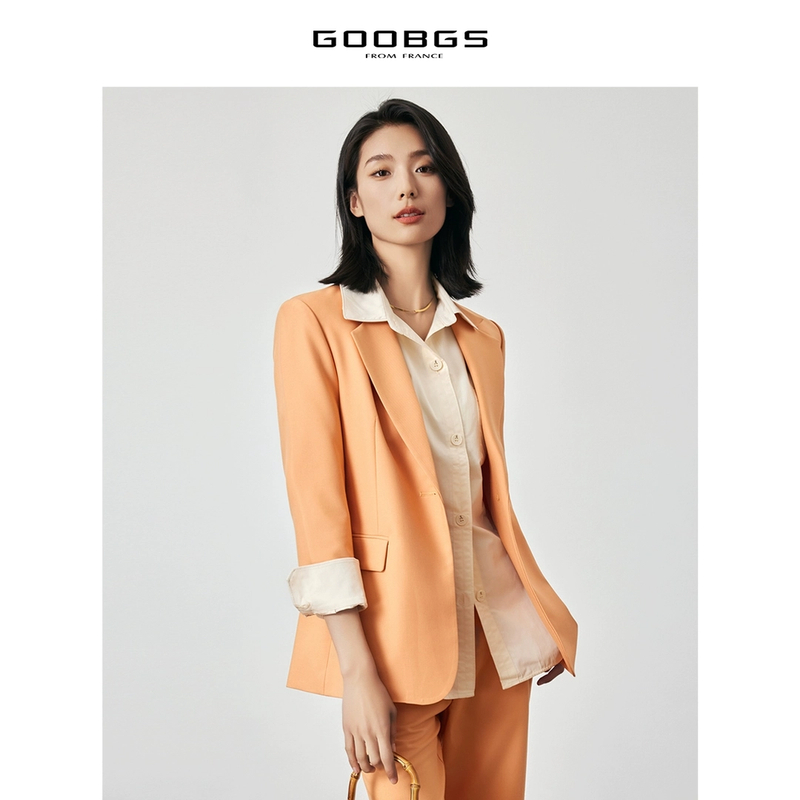 【谷邦L+ 】谷邦GOOBGS 纯色翻领西装外套 G3156565