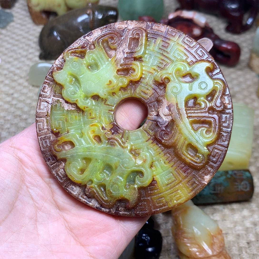 白玉菩提吊坠挂件