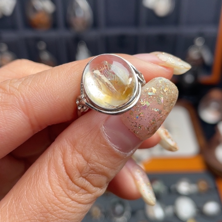 水晶戒指银S925镶嵌1111111111