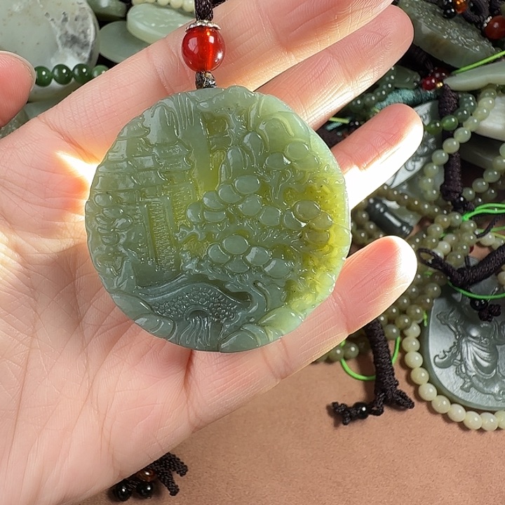 和田玉颈饰未镶嵌