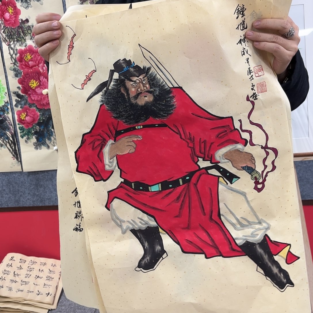 国画国画作品多次入选国内外