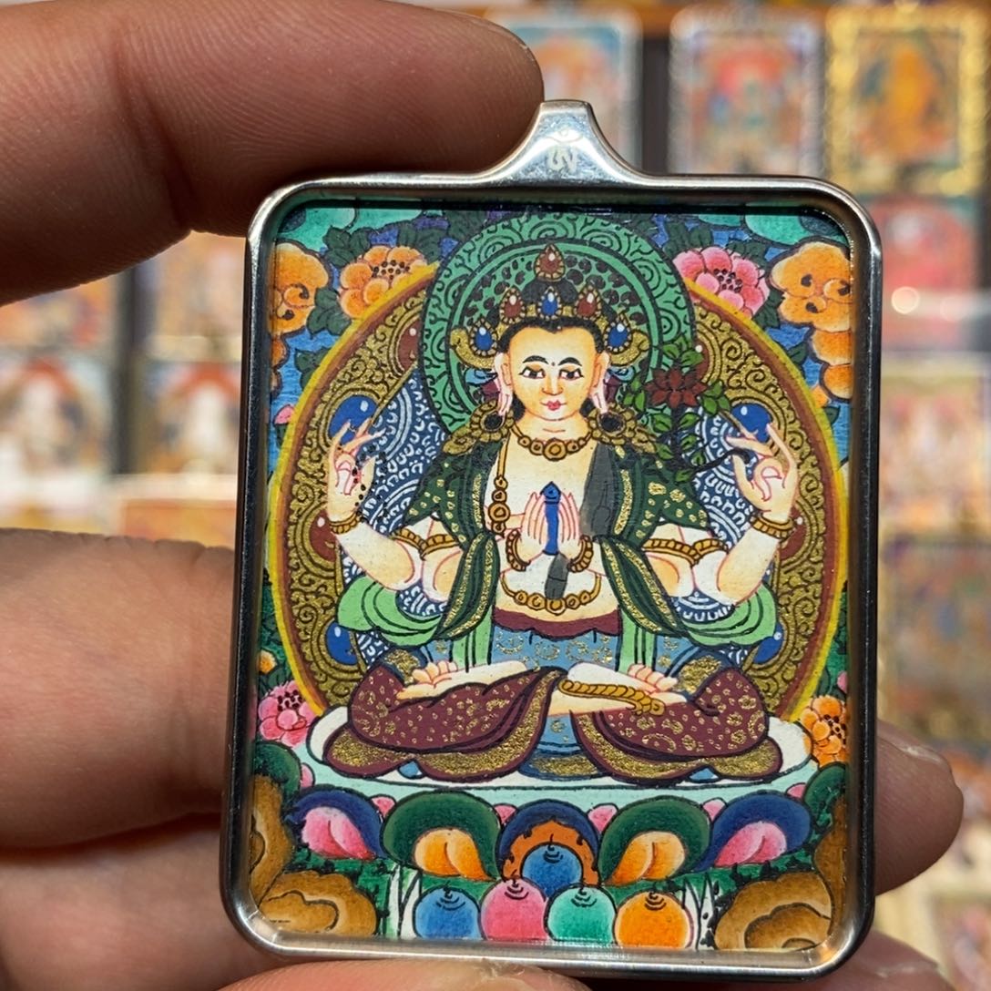 吊坠纯手绘唐卡新年特惠