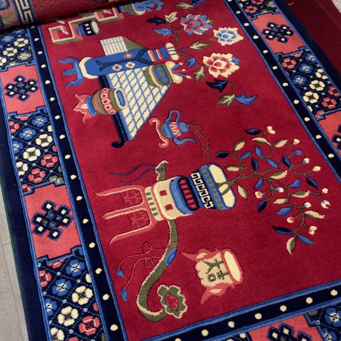 羊毛纯羊毛特价地毯1×2