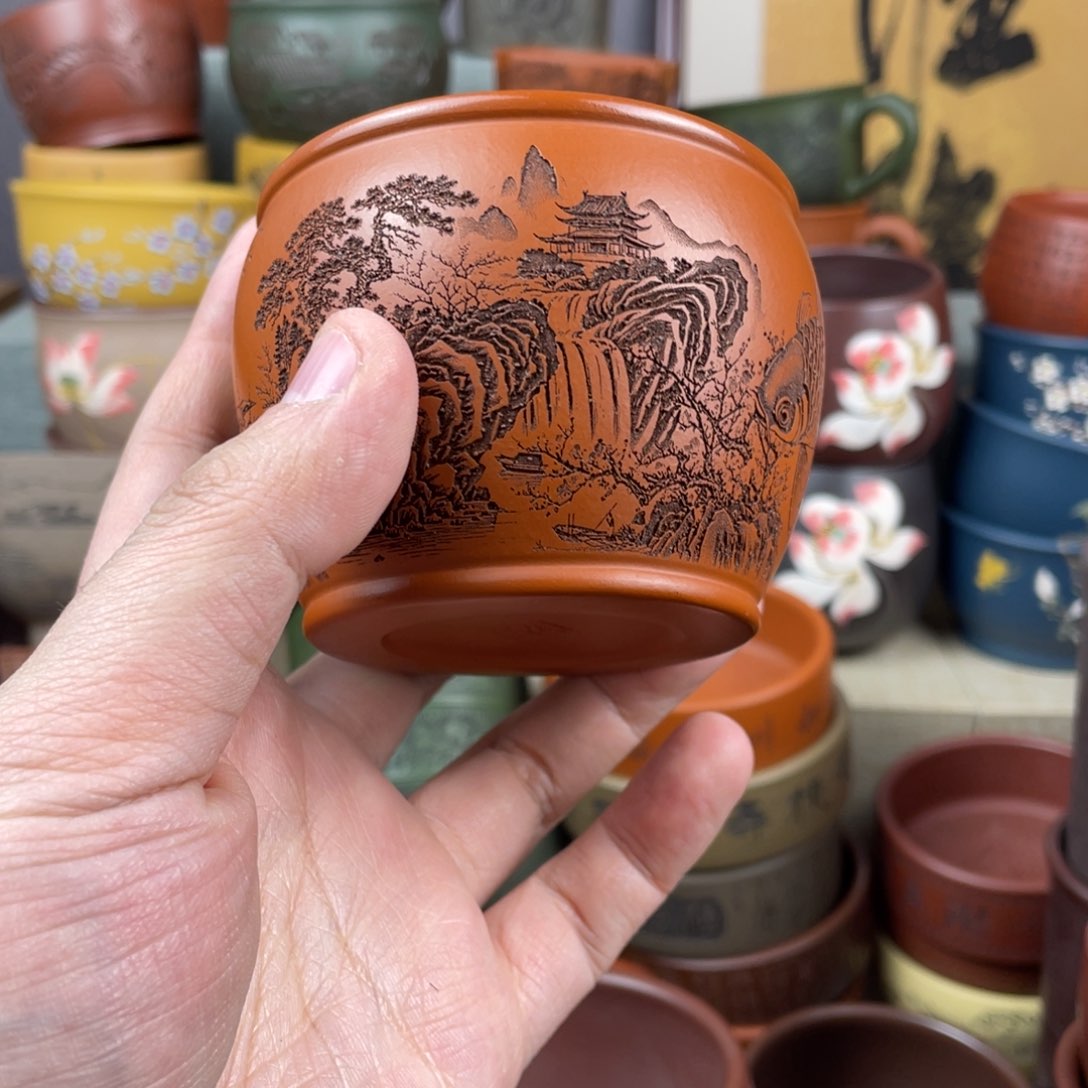 紫砂茶杯紫砂茶杯