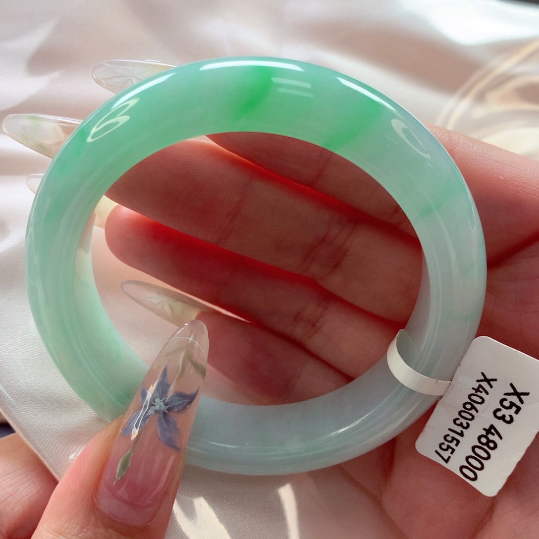 翡翠手镯未镶嵌22（45号）