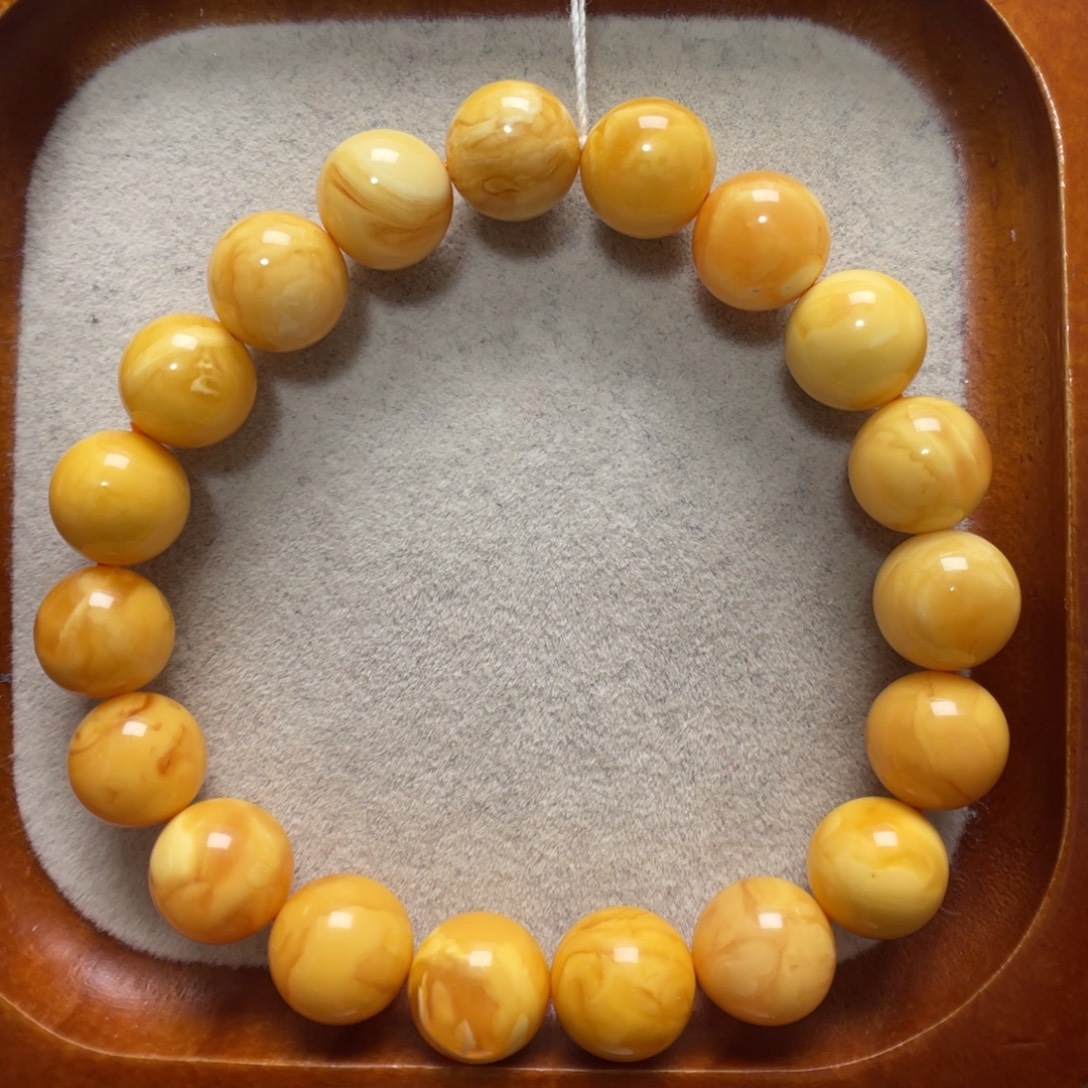 蜜蜡未镶嵌手串蜜蜡