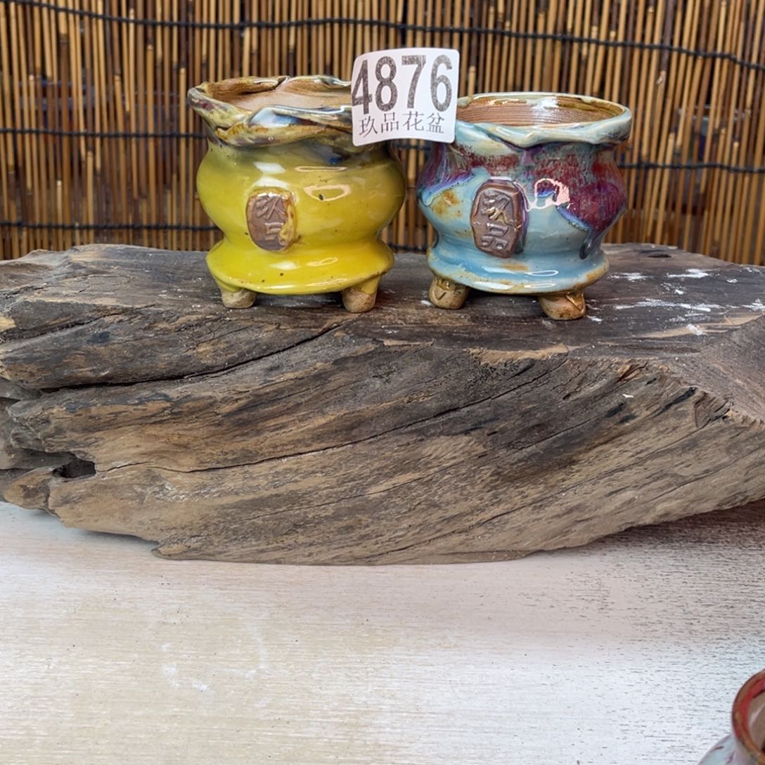 景德镇陶瓷手工花盆默认瑕疵