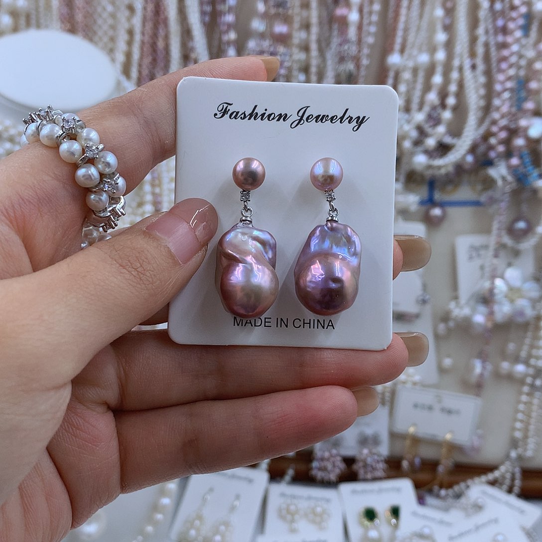 项链18K金镶嵌淡水珍珠