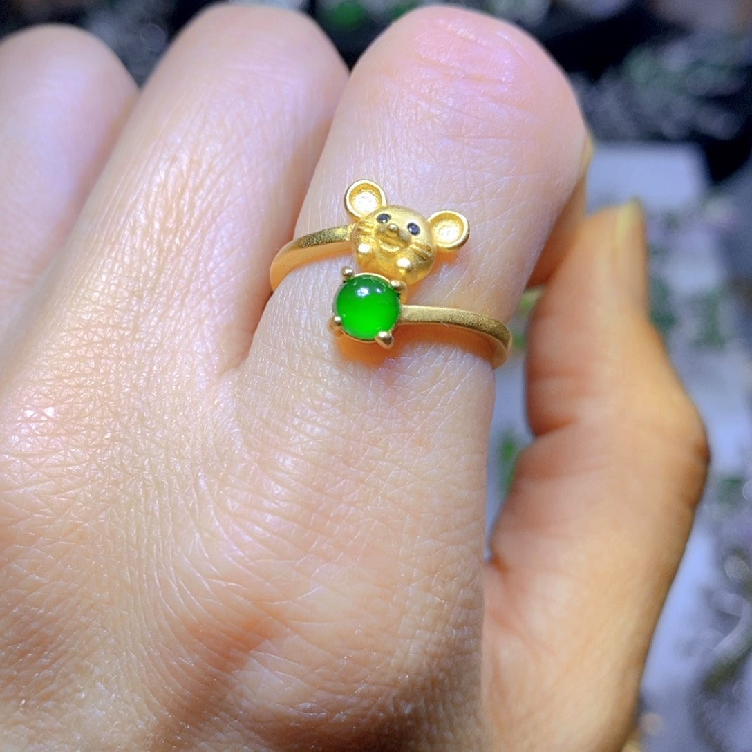 翡翠颈饰银S925镶嵌天然翡翠