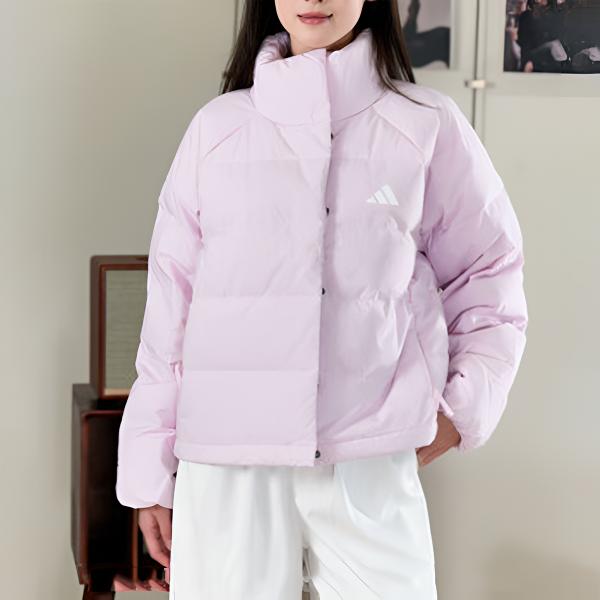 Adidas阿迪达斯羽绒服女拒水防风保暖600蓬鸭绒运动夹克 KH3976