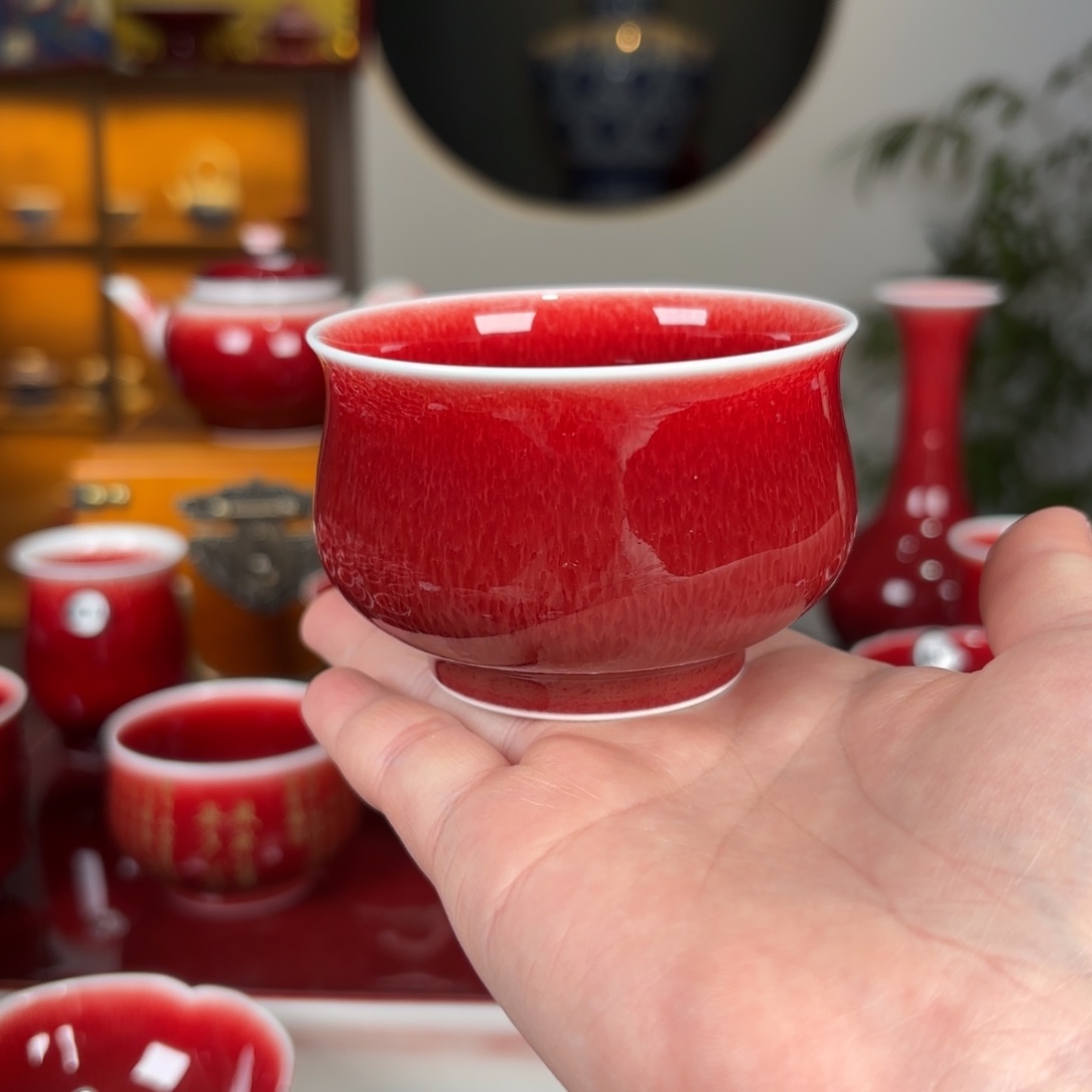 杯子景德镇高温原矿釉