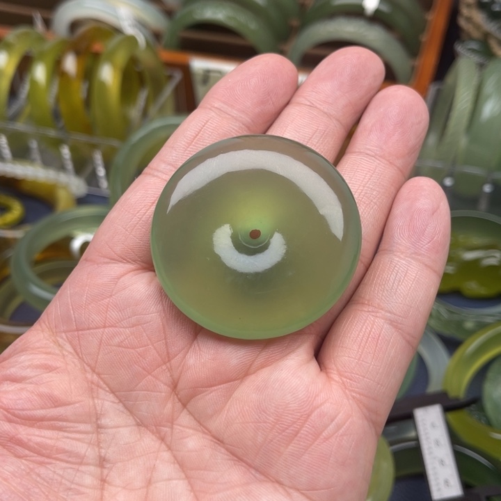 蛇纹石玉吊坠未镶嵌星**⭐