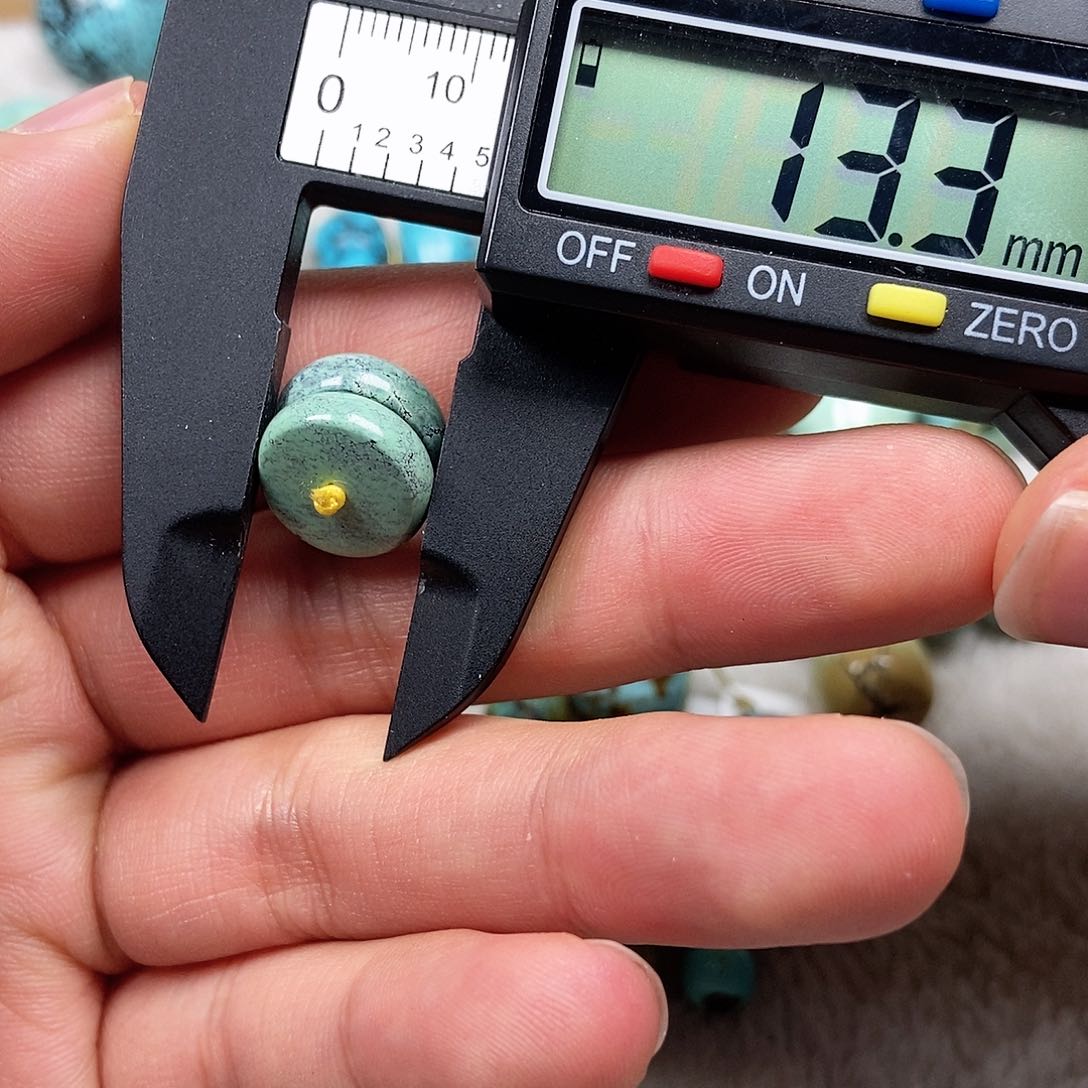 未镶嵌绿松石珠宝半成品