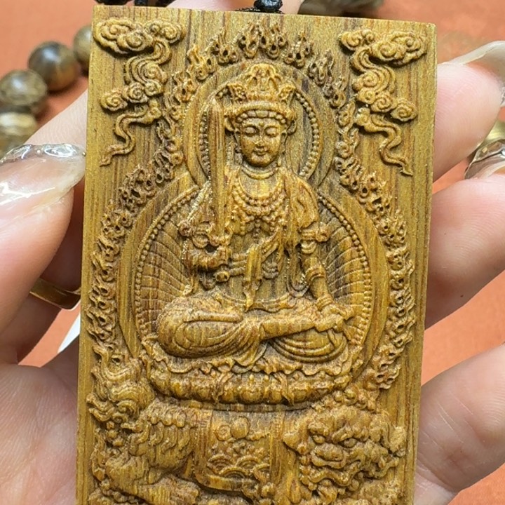 沉香吊坠馨安居沉香定制款