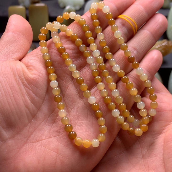 和田玉（糖玉）项链未镶嵌