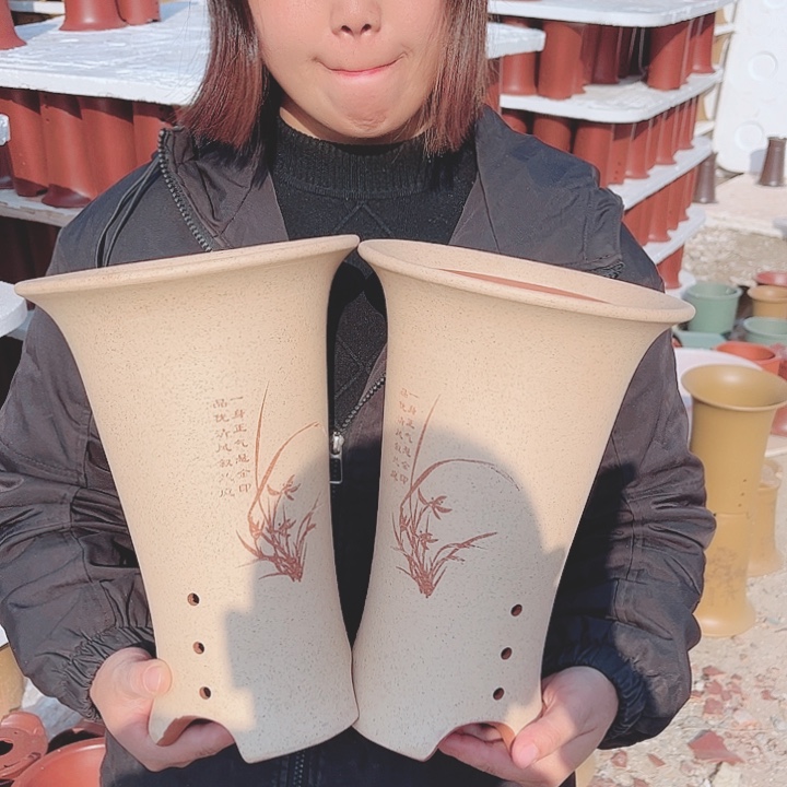 花盆紫砂宜兴紫砂精品花盆 