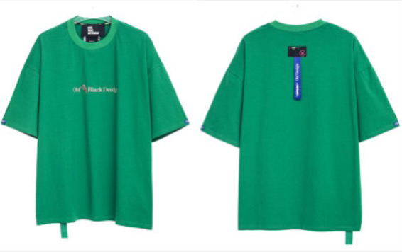 ooxoo20417夏季新款印花宽松透气圆领短袖T恤男女同款