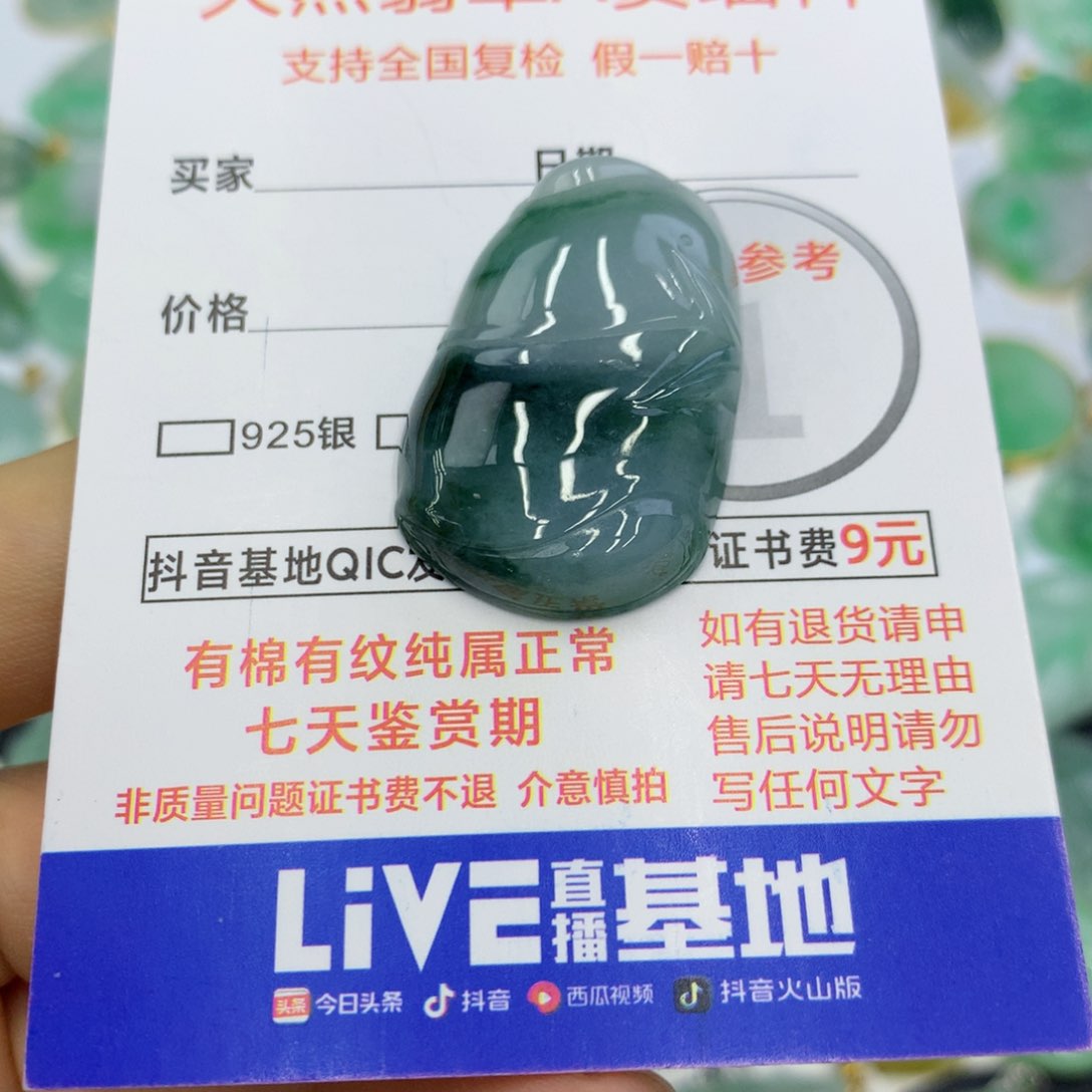 翡翠颈饰未镶嵌翡翠