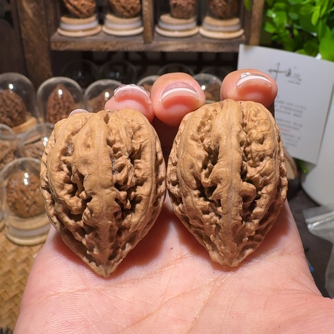 文玩核桃把件火焰龙王