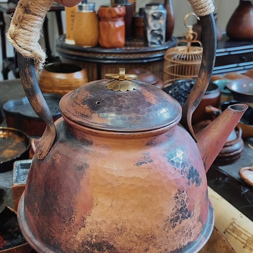 【闪购商品】全手工紫铜壶