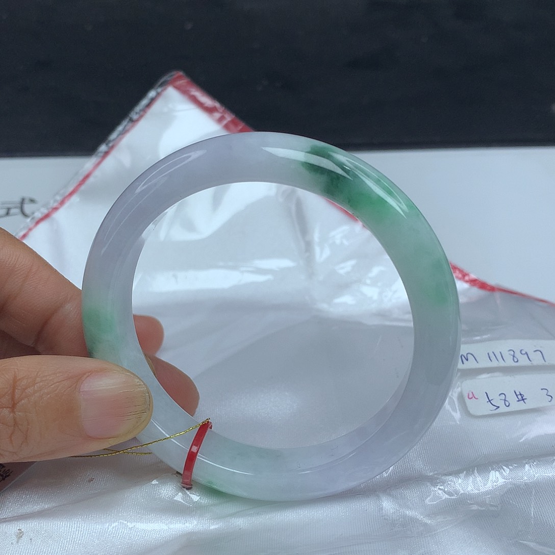 翡翠手镯未镶嵌58圈1897