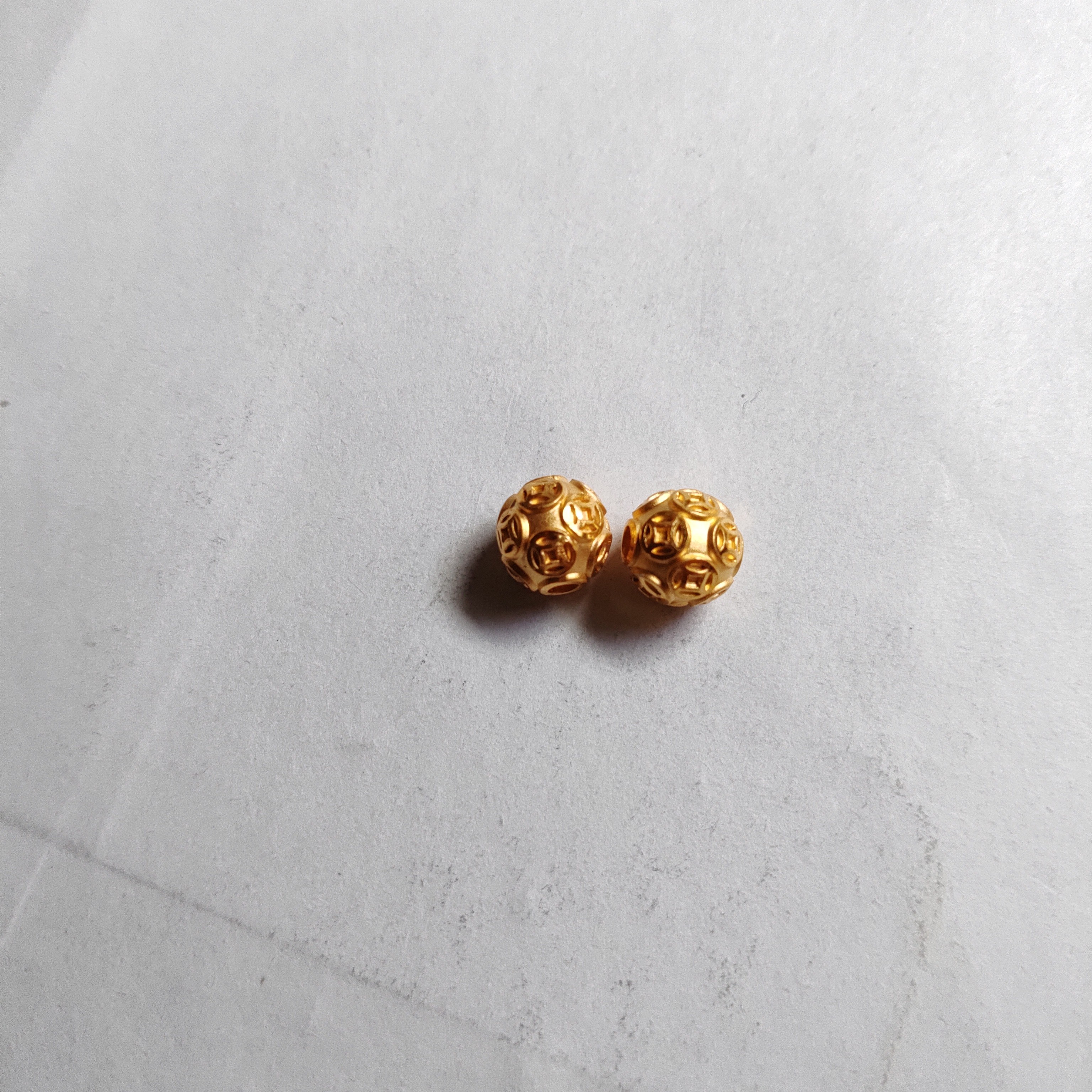 金元宝足金999貔貅珠子首饰