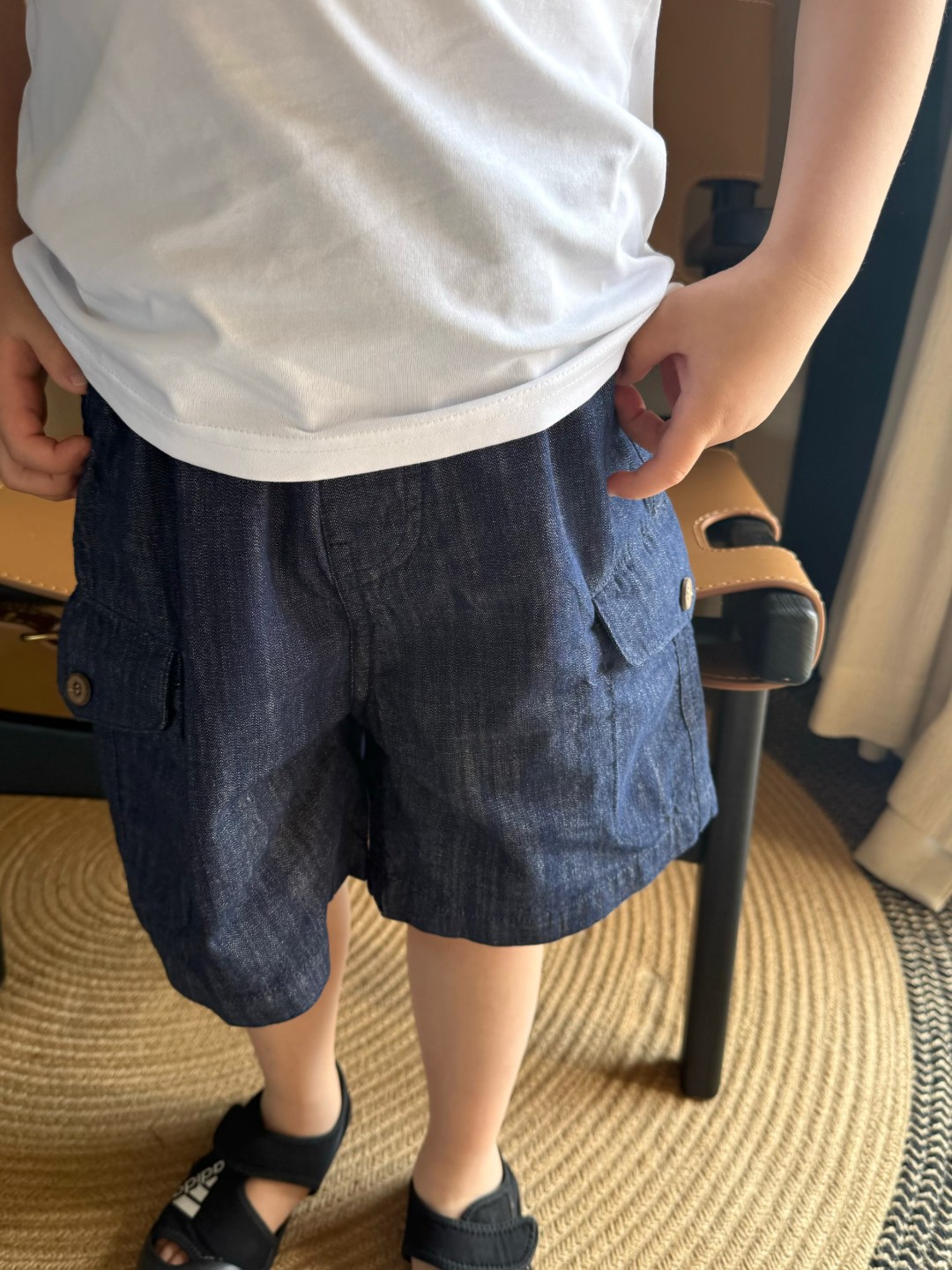 男童短裤夏季工装牛仔裤2025新款中大儿童夏装裤子五分裤痞帅中裤