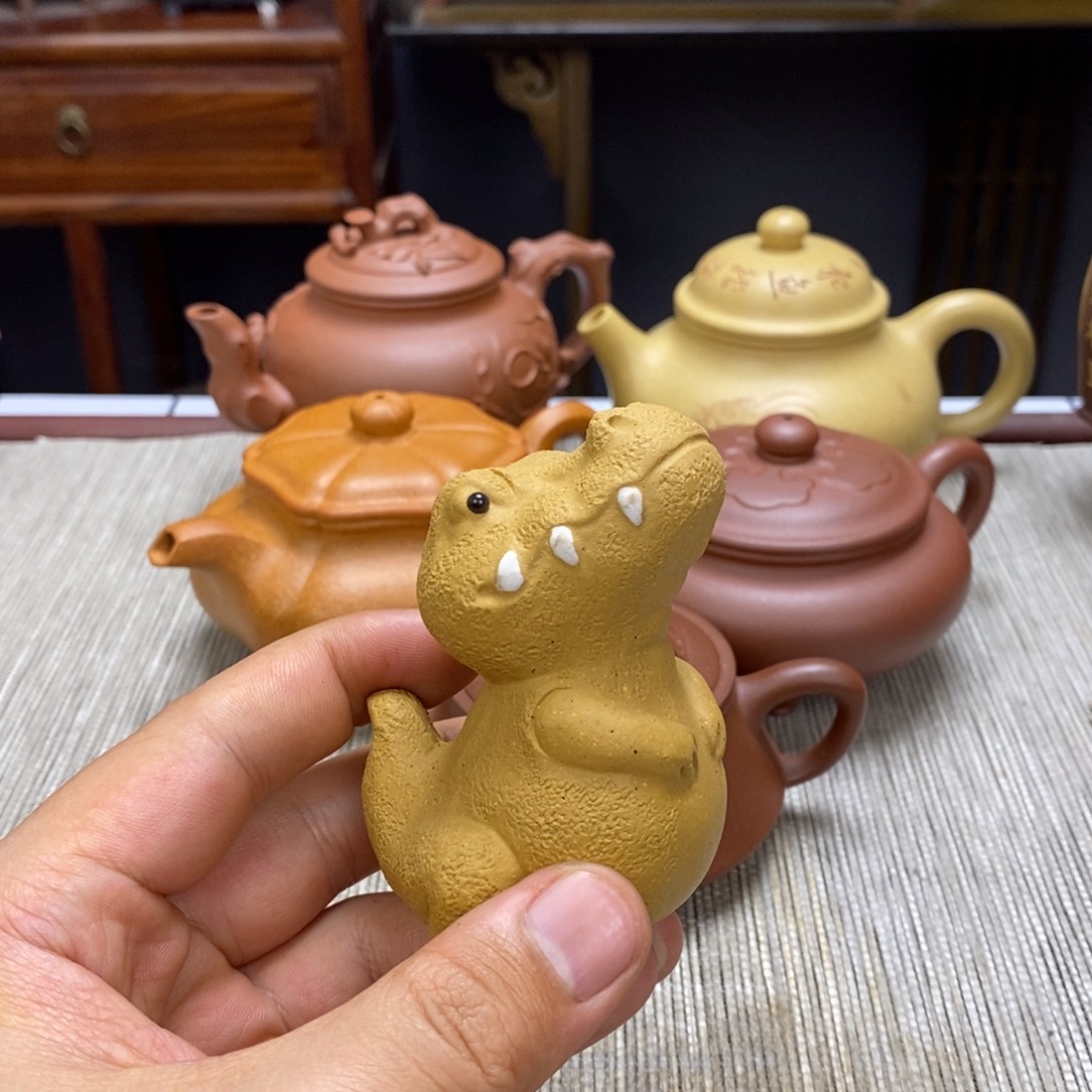 段泥茶壶恐龙茶宠