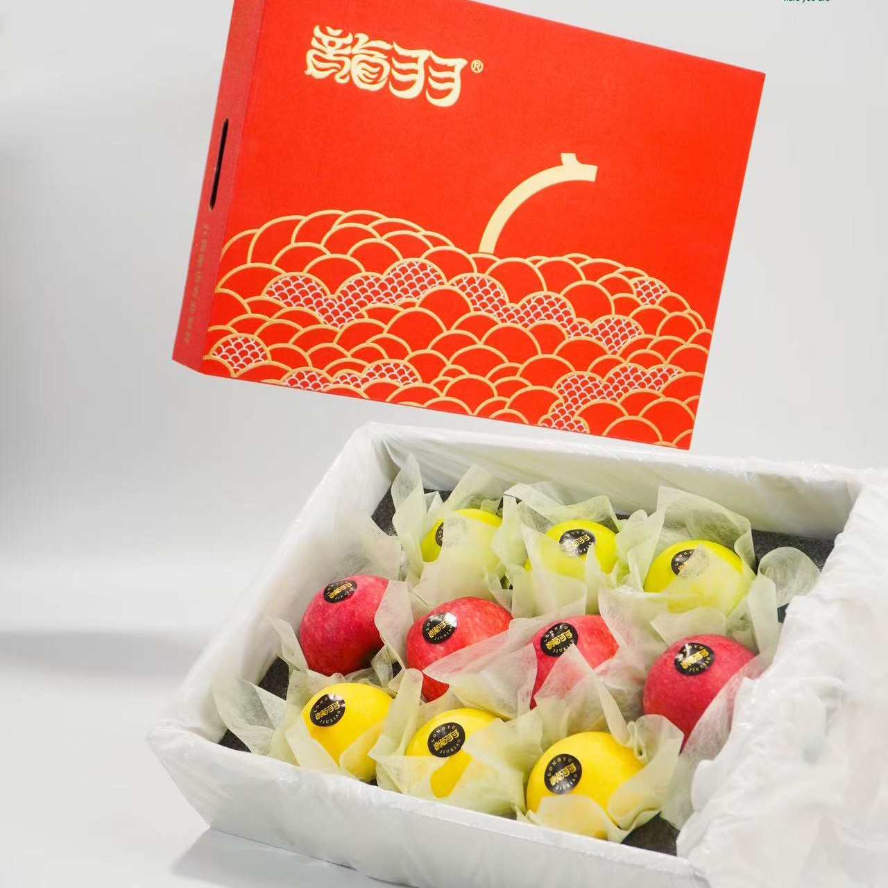 【果真不错】三色苹果 颜值高脆甜爽口多汁精品礼盒装湖北省