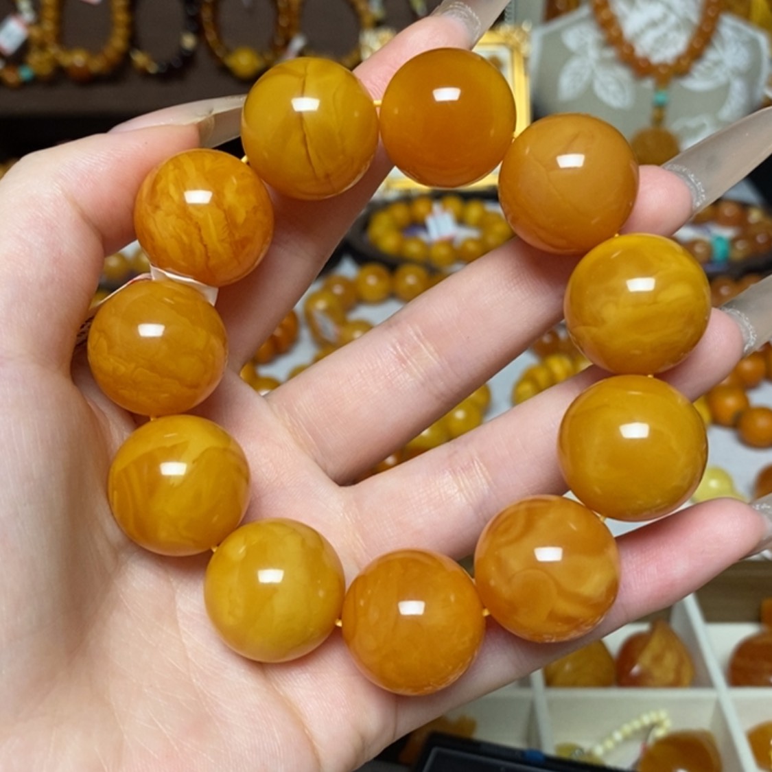 【闪购商品】手链蜜蜡未镶嵌手串