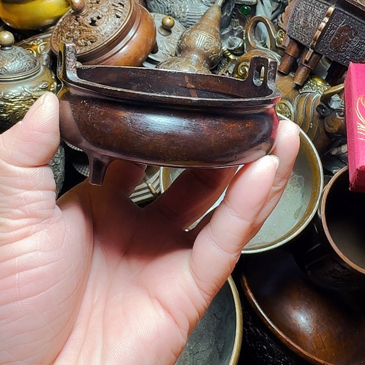 铜器摆件收收藏藏