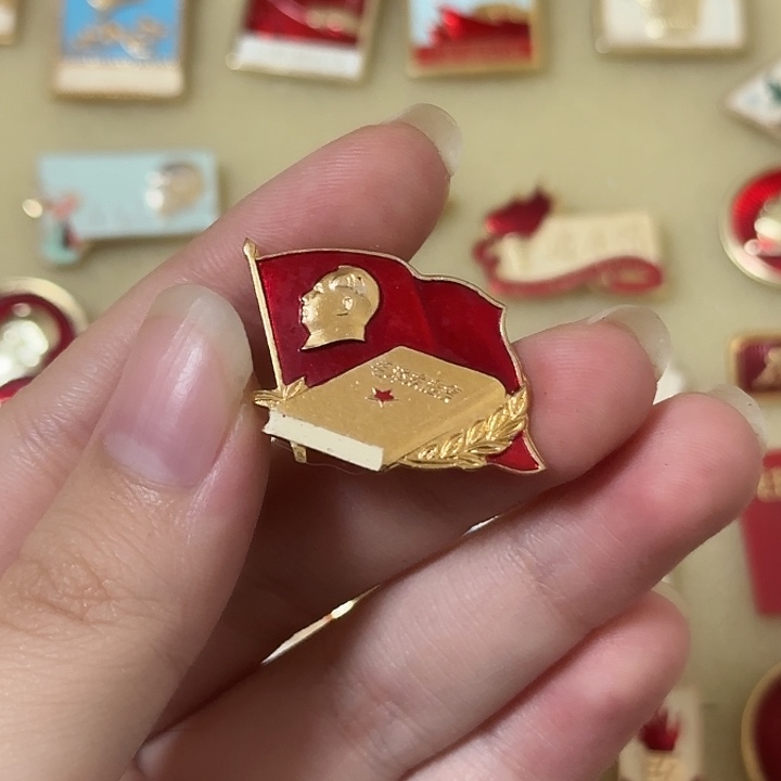 红色收藏直播像章