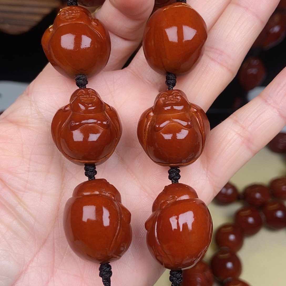 橄榄核吊坠天****?光背弥勒