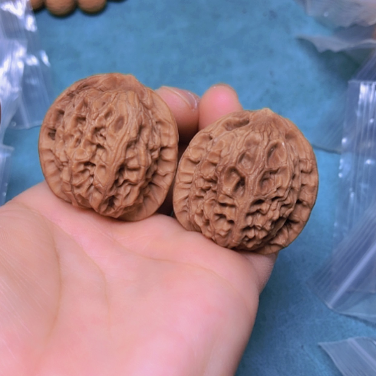 【闪购商品】把件核桃36小众赤灵修尖出油