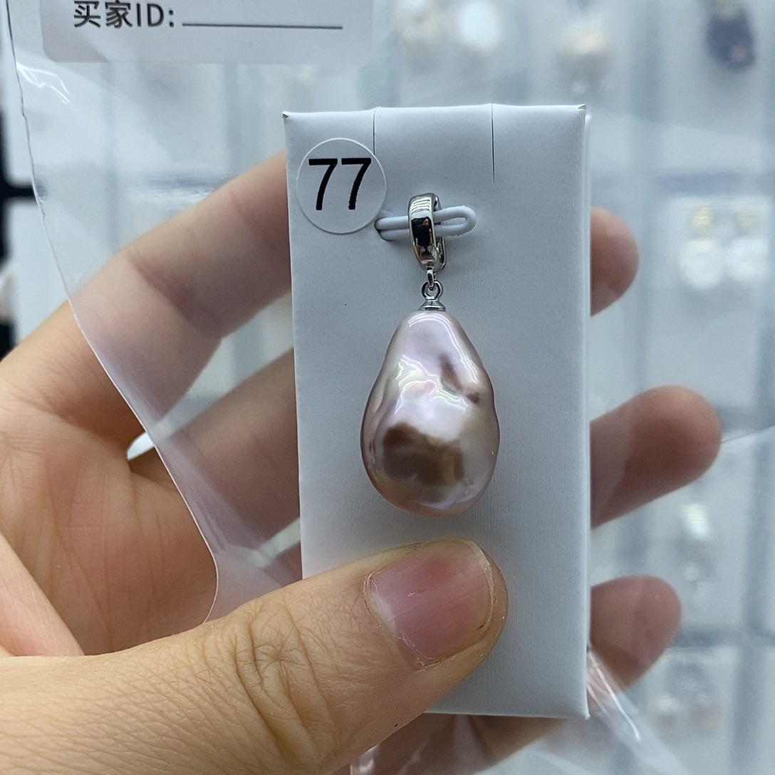 颈饰钛钢淡水珍珠