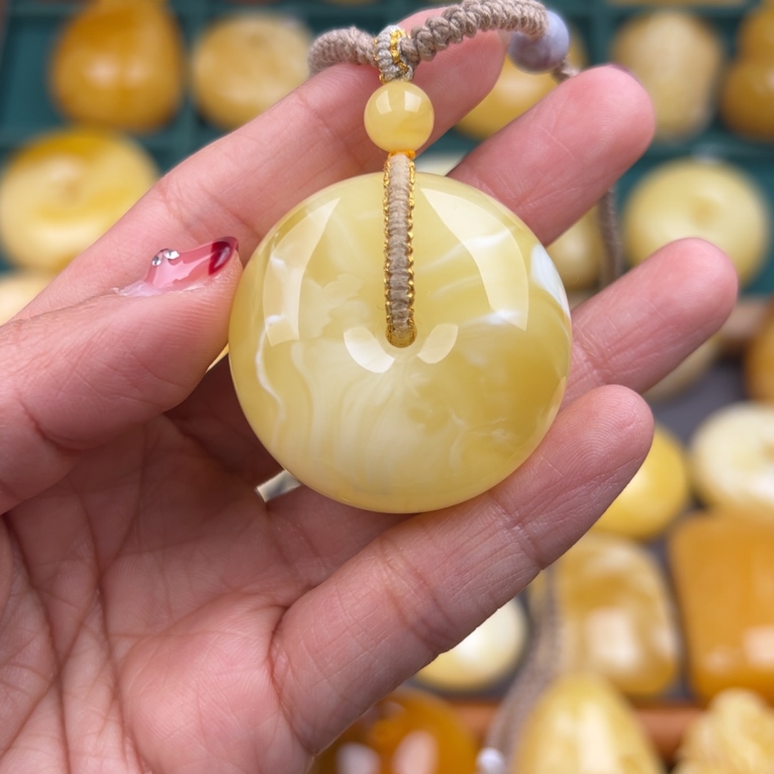 琥珀裸石未镶嵌纯天然琥珀蜜蜡无优化