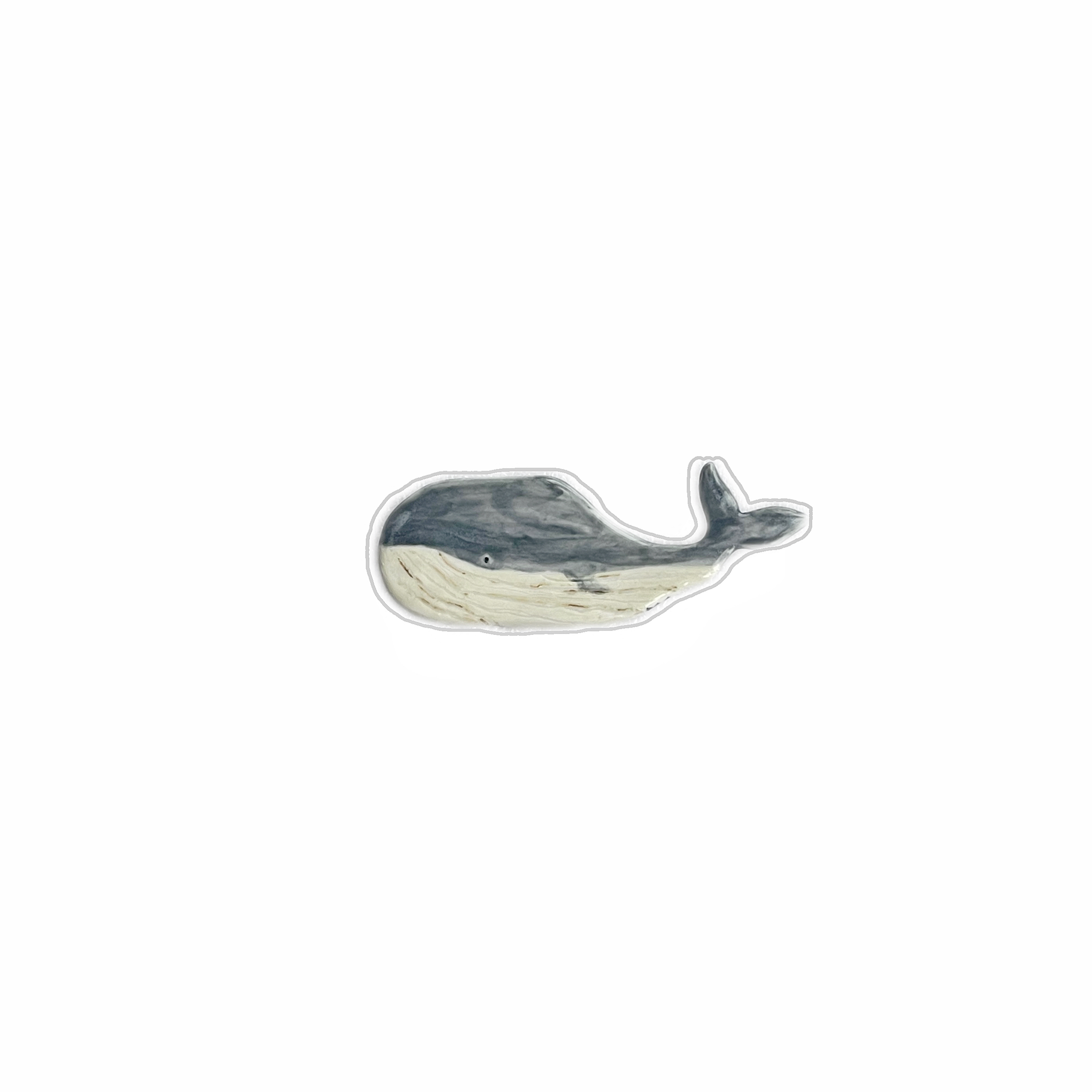 11月新品 l  《 鲸 鱼 》系列 纯手工绘烧制陶片冰箱贴