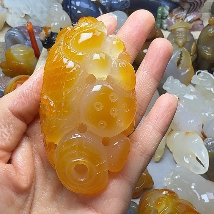 玛瑙/玉髓未镶嵌饰品