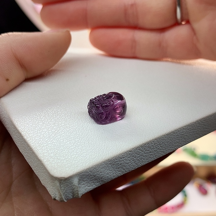 碧玺吊坠(不含链)未镶嵌貔貅吊坠