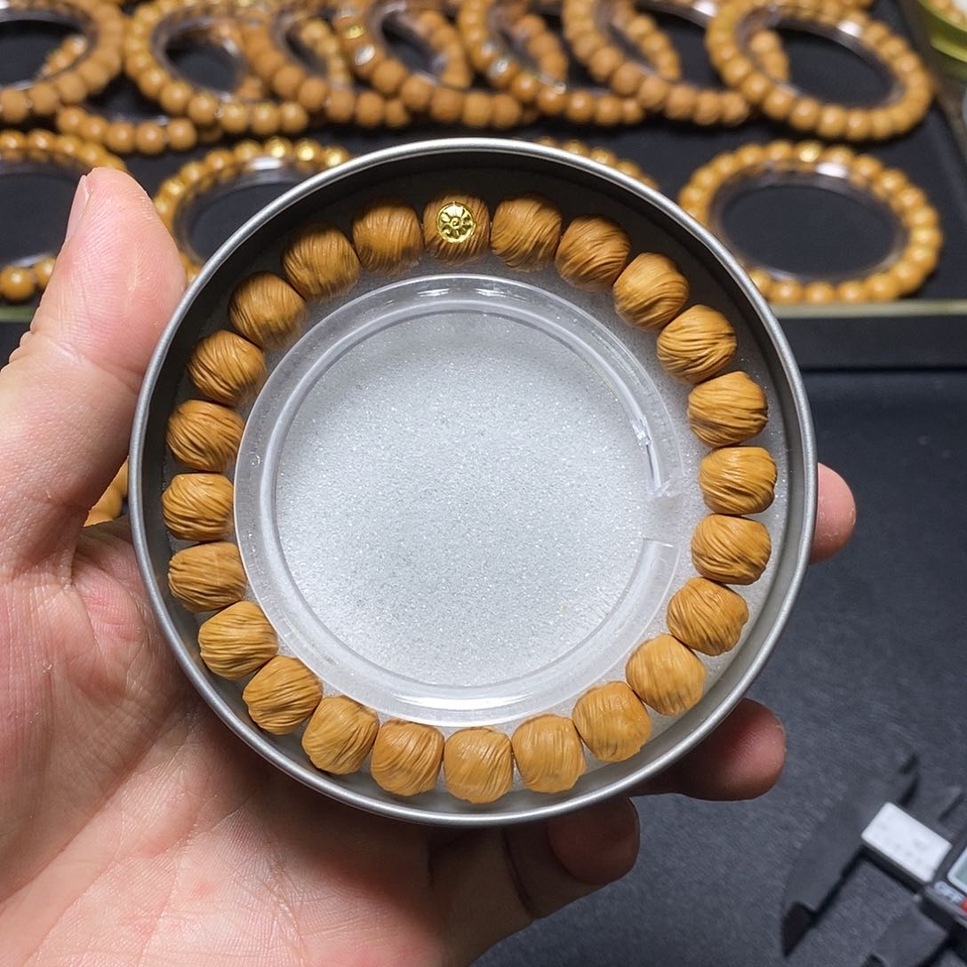 猴头核桃手串18k金标毕业鬼印无相尺寸10+全品33号