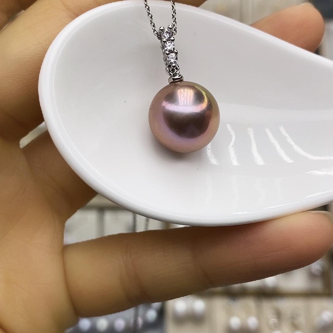 淡水珍珠颈饰合金